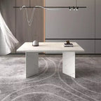 Okak 78.7IN Mesa de comedor extensible moderna para 6-10 personas, mesa plegable rectangular, mesa de comedor para cocina, comedor, blanco