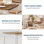 Juego de mesa de comedor de 5 piezas, juego de mesa y sillas de comedor para 4, juego de mesa de cocina para comedor, cocina, apartamento