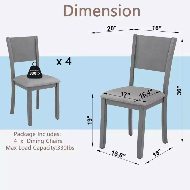 MAYEERTY Mesa de comedor rectangular moderna de madera de 47 pulgadas, estructura de metal con capacidad para 4 a 6 personas para cocina o comedor, nogal oscuro