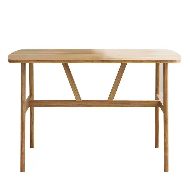 MAYEERTY Mesa de comedor rectangular moderna de madera de 47 pulgadas, estructura de metal con capacidad para 4 a 6 personas para cocina o comedor, nogal oscuro