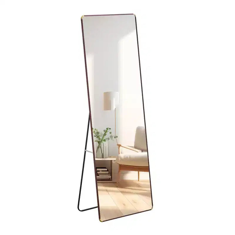 MAYEERTY Mesa de comedor rectangular moderna de madera de 47 pulgadas, estructura de metal con capacidad para 4 a 6 personas para cocina o comedor, nogal oscuro