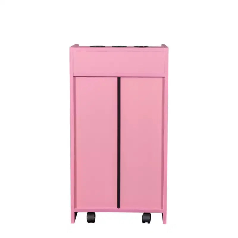 Gabinete de almacenamiento con cerradura para salón de belleza, soporte para secador de pelo, cajón para equipo de estilista