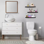 Paquete de 2 estantes de pared flotantes Sorbus (24x9) para dormitorio, decoración, cocina, sala de estar, para trofeos, marcos, estantería