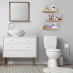 Paquete de 2 estantes de pared flotantes Sorbus (24x9) para dormitorio, decoración, cocina, sala de estar, para trofeos, marcos, estantería