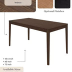 Mesa de comedor para la tripulación (60 pulgadas)