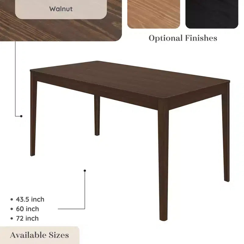 Mesa de comedor para la tripulación (60 pulgadas)
