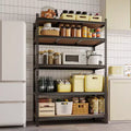 Storage Shelves 5 Tier Garage Shelving Heavy Duty Adjustable Metal Shelving Unit, Garage Shelves for Basement, Warehouse, Pantry, Closet, Kitchen