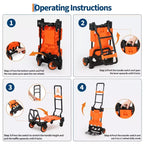Carrito plegable 2 en 1, carro portátil con cesta plegable, 1 cuerda elástica, 4 ruedas y asa retráctil para uso en cocina y oficina, capacidad de 150 kg