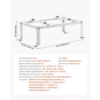 VEVOR Soporte de Suelo para Mini Split, Soporte Ajustable Antivibración para Mini Split de 9000-24000 BTU, Aire Acondicionado sin Ductos, Bomba de Calor, Blanco