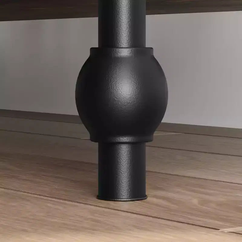 Mesa consola de 43'' con almacenamiento, mesa de entrada rústica tipo granja delgada, mesa de sofá de pasillo moderna de madera y metal con estante, mesa de entrada estrecha para sofá