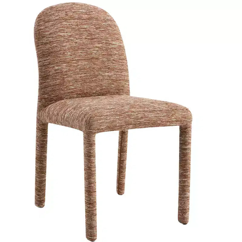 GDFStudio Voll Modern Metal Chenille Upholstered Dining Chair (Set of 2)