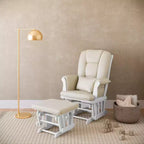 Sillón mecedora con otomana Storkcraft Tuscany Glider para guardería