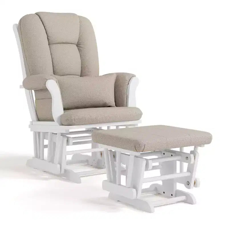 Sillón mecedora con otomana Storkcraft Tuscany Glider para guardería