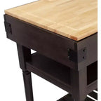 HomeStock Furniture Isla de cocina Waysmere, Fresno ahumado, Natural