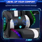 Silla para videojuegos EROMMY con masajeador y reposapiés