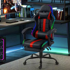 Silla para videojuegos EROMMY con masajeador y reposapiés