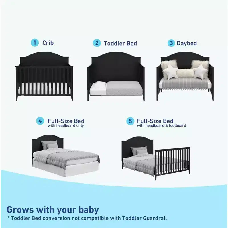 Cuna Convertible 5 en 1 Graco Wilfred