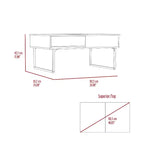 Mueble de TV para televisores de 60 pulgadas - Consola de 56 pulgadas con 3 estantes abiertos y 2 estantes internos