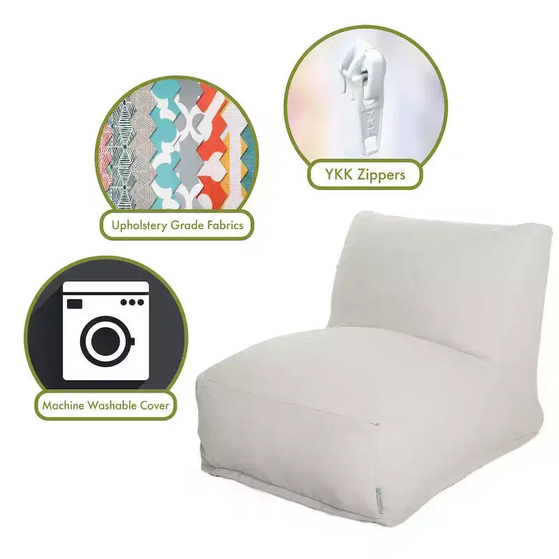 Sillón reclinable Majestic Home Goods color crema