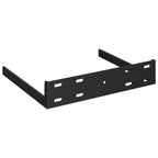 Estantería de esquina Blanco alto brillo MDF nido de abeja, metal 25 cm