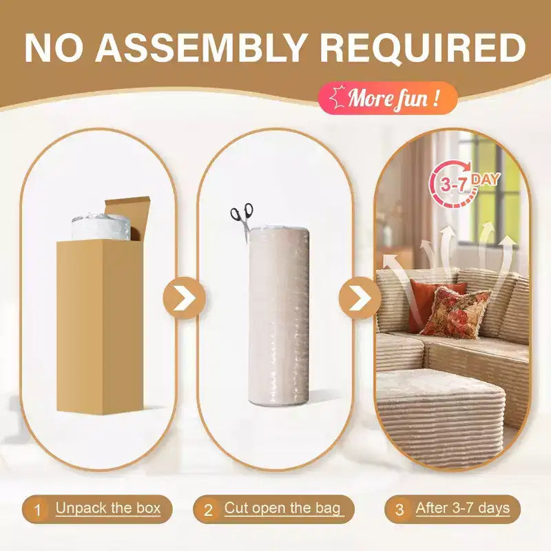Sofá seccional modular HOMLUX, sofá tapizado en forma de U, sofás minimalistas modernos para sala de estar, sofá esquinero de asiento profundo de combinación libre