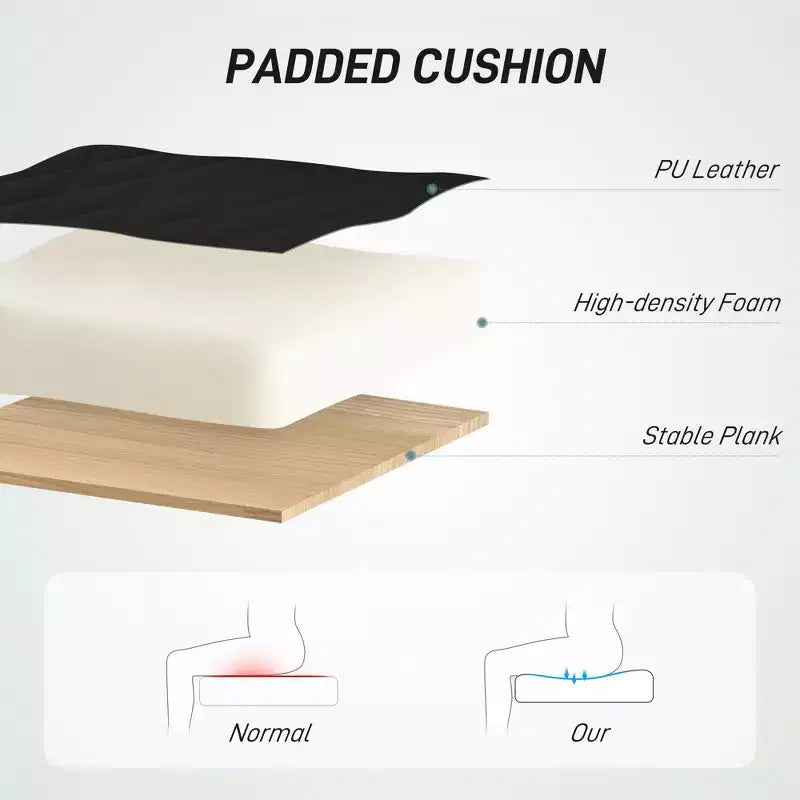 Silla de oficina en casa sin brazos con ruedas, silla de escritorio de cuero sintético con altura ajustable, giro de 360° para lectura