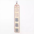 Alilang Hanging Wall Storage Organizer with multiple Mesh Pockets and HELLO Print Design