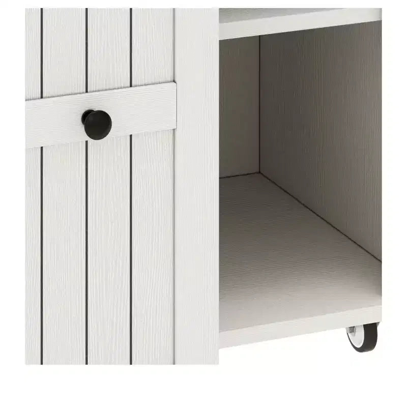 Carrito de cocina con ruedas con encimera de hoja abatible, estante ajustable, especiero con dos sillas para cocina y comedor