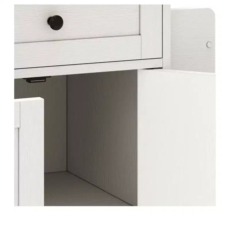 Carrito de cocina con ruedas con encimera de hoja abatible, estante ajustable, especiero con dos sillas para cocina y comedor