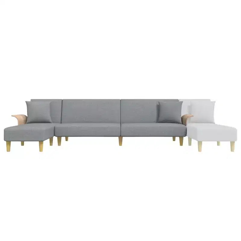 vidaXL Sofá cama Sofá convertible Sofá extraíble para sala de estar Tela