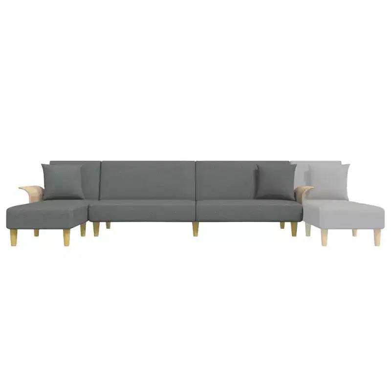 vidaXL Sofá cama Sofá convertible Sofá extraíble para sala de estar Tela