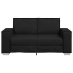 Sofá Sillón Negro 160 x 78 x 84 cm Cuero Sintético
