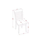 Juego de comedor de cocina antiguo - Juego de mesa y sillas de 5 piezas, redondo de 36 pulgadas, acabado en caoba