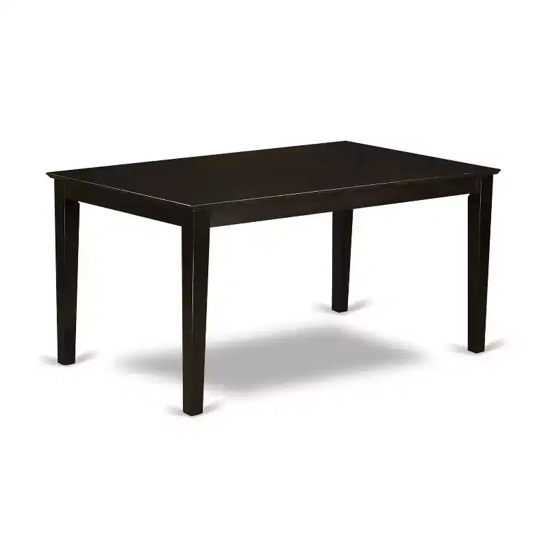 Mesa y Sillas de Comedor - Elegancia Ecléctica Madera Maciza Acabado Capuchino - Mesa de Cocina para 6 Personas