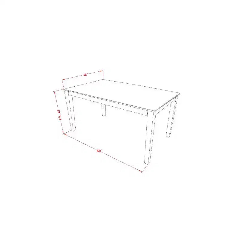 Mesa y Sillas de Comedor - Elegancia Ecléctica Madera Maciza Acabado Capuchino - Mesa de Cocina para 6 Personas
