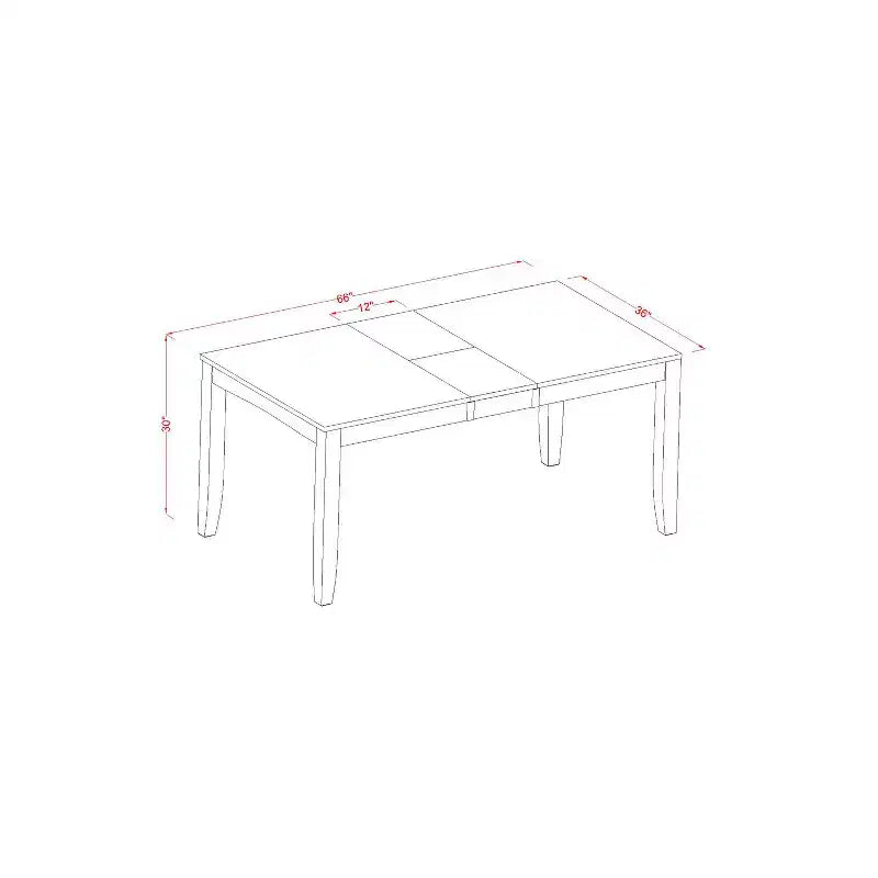 Comedor - Mesa con sillas - Estilo ecléctico - Acabado capuchino - Comedor de cocina