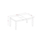 Comedor - Mesa con sillas - Estilo ecléctico - Acabado capuchino - Comedor de cocina