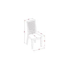 Juego de comedor Mountain Lodge: mesa de 36 pulgadas y 2 sillas de madera - Muebles de cocina rústicos estilo granja