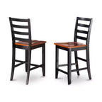 Juego de comedor Art Déco - Mesa redonda y sillas - Juego de altura moderna para cocina
