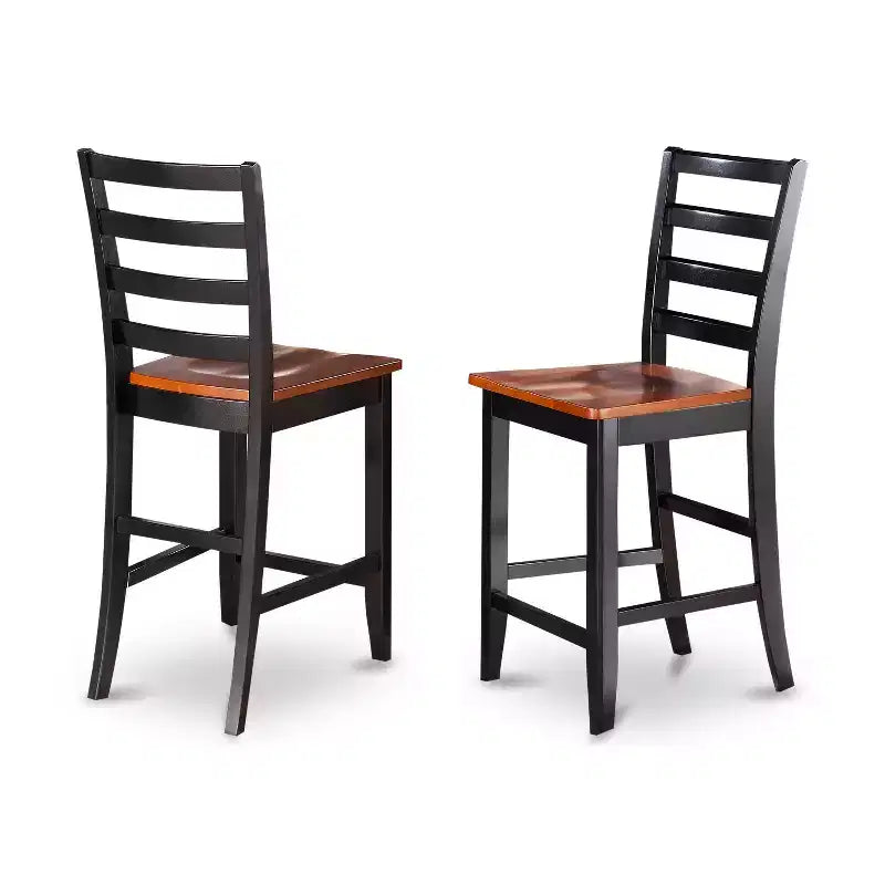 Juego de comedor Art Déco - Mesa redonda y sillas - Juego de altura moderna para cocina