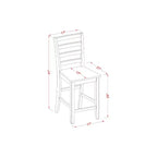 Juego de comedor Art Déco - Mesa redonda y sillas - Juego de altura moderna para cocina
