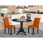 Juego de comedor redondo con sillas