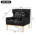 Christopher Knight Home Galina sillón moderno de terciopelo con almohada