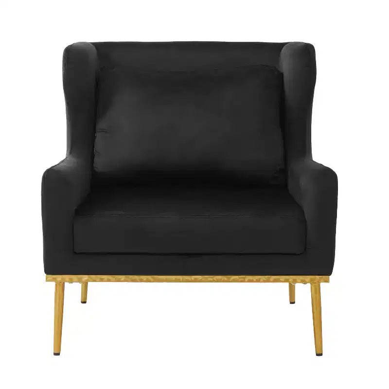 Christopher Knight Home Galina sillón moderno de terciopelo con almohada