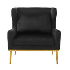 Christopher Knight Home Galina sillón moderno de terciopelo con almohada