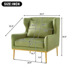 Christopher Knight Home Galina sillón moderno de terciopelo con almohada