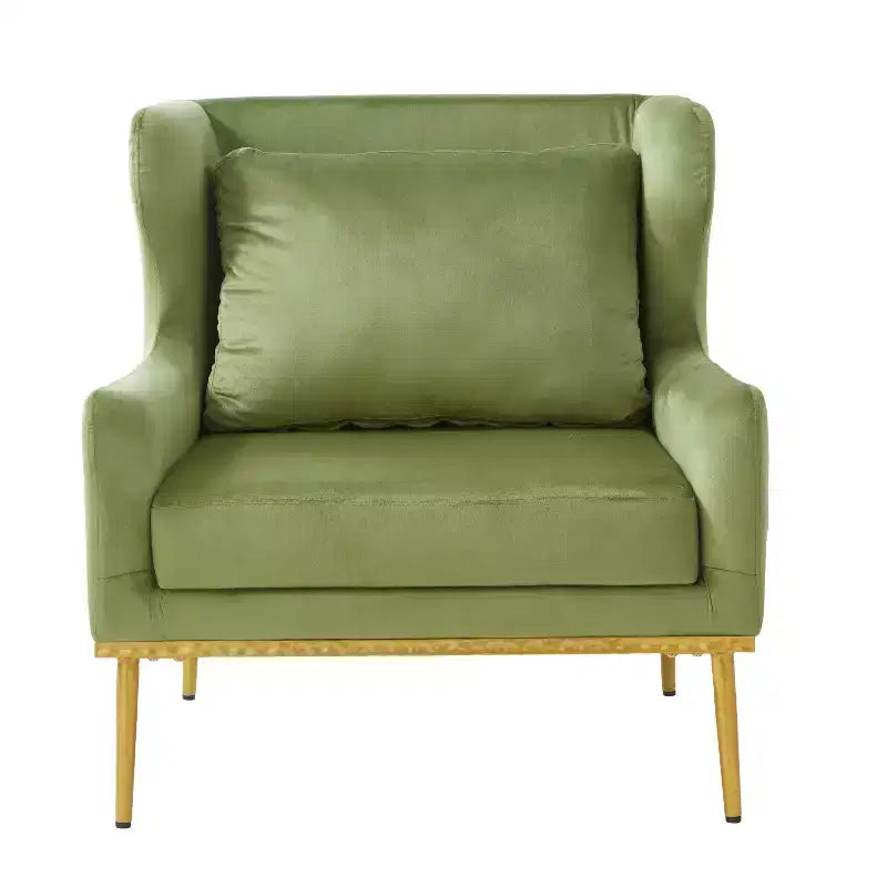 Christopher Knight Home Galina sillón moderno de terciopelo con almohada