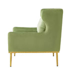 Christopher Knight Home Galina sillón moderno de terciopelo con almohada