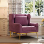 Christopher Knight Home Galina sillón moderno de terciopelo con almohada