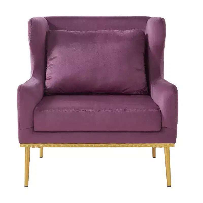 Christopher Knight Home Galina sillón moderno de terciopelo con almohada